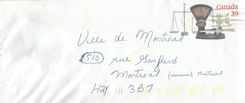 Entier Postal Postal Stationary Canada Pese Personnes 