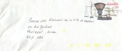 Entier Postal Postal Stationary Canada Pese Personnes Trois Rivieres