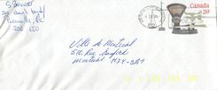 Entier Postal Postal Stationary Canada Pese Personnes Ste Therese de Blainville