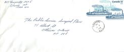 Entier Postal Postal Stationary Canada Bateaux Bateau Cobourg