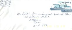 Entier Postal Postal Stationary Canada Bateaux Bateau port Grenville