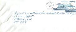 Entier Postal Postal Stationary Canada Bateaux Bateau PlessisVille