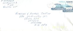 Entier Postal Postal Stationary Canada Bateaux Bateau 