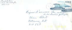 Entier Postal Postal Stationary Canada Bateaux Bateau Calixte