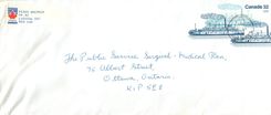 Entier Postal Postal Stationary Canada Bateaux Bateau 