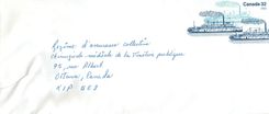 Entier Postal Postal Stationary Canada Bateaux Bateau 