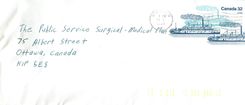 Entier Postal Postal Stationary Canada Bateaux Bateau Oromooto