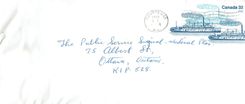 Entier Postal Postal Stationary Canada Bateaux Bateau Courtenay