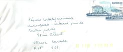Entier Postal Postal Stationary Canada Bateaux Bateau Chicout