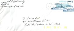 Entier Postal Postal Stationary Canada Bateaux Bateau oxbow