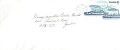 Entier Postal Postal Stationary Canada Bateaux Bateau Ste Julienne
