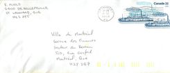 Entier Postal Postal Stationary Canada Bateaux Bateau St Hubert