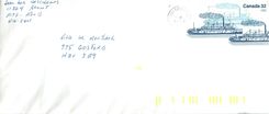 Entier Postal Postal Stationary Canada Bateaux Bateau 