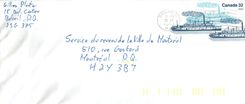 Entier Postal Postal Stationary Canada Bateaux Bateau Beloeil