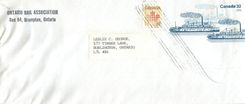 Entier Postal Postal Stationary Canada Bateaux Bateau 