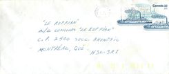 Entier Postal Postal Stationary Canada Bateaux Bateau 