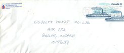 Entier Postal Postal Stationary Canada Bateaux Bateau Mount Forest