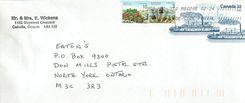 Entier Postal Postal Stationary Canada Bateaux Bateau 