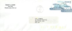 Entier Postal Postal Stationary Canada Bateaux Bateau Pinawa