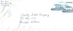 Entier Postal Postal Stationary Canada Bateaux Bateau 