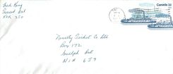 Entier Postal Postal Stationary Canada Bateaux Bateau Twe