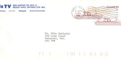 Entier Postal Postal Stationary Canada Bateaux Bateau Mount Hope