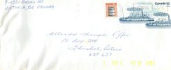 Entier Postal Postal Stationary Canada Bateaux Bateau 