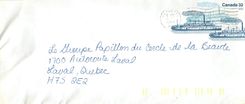 Entier Postal Postal Stationary Canada Bateaux Bateau Alouette