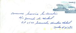 Entier Postal Postal Stationary Canada Bateaux Bateau Montreal