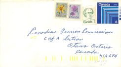 Entier Postal Postal Stationary Canada Fleurs Laurier