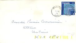 Entier Postal Postal Stationary Canada Manitou