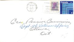 Entier Postal Postal Stationary Canada Peterborough