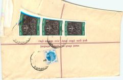 Entier Postal Postal Stationary Nepal Fleurs