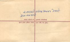 Entier Postal Postal Stationary Nepal Fleurs