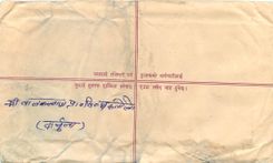 Entier Postal Postal Stationary Nepal Fleurs