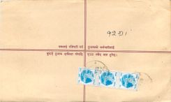 Entier Postal Postal Stationary Nepal Fleurs 