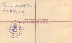 Entier Postal Postal Stationary Nepal Fleurs