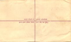 Entier Postal Postal Stationary Nepal Fleurs 
