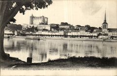 Saumur CPA the castle Seen from of the chestnut tree