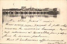 Saumur CPA bridge on the Loire