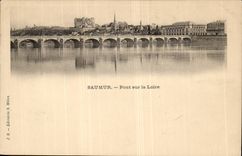 Saumur CPA bridge on the Loire