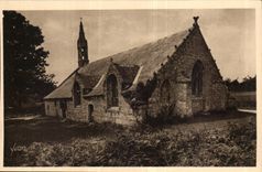 Pont Aven CPA La Tremalo vault with the wood of love