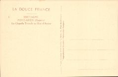 Pont Aven CPA La Tremalo vault with the wood of love