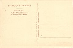 Pont Aven CPA L' swallow-hole with the wood of love