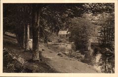 Pont Aven CPA L'Aven au wood of love