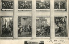 Museum of Angers CPA life of Jeanne of arc by Lenepveu