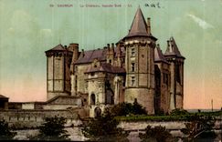 Saumur CPA the strong castle southern frontage