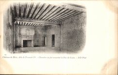 Blois CPA Aile de Francois 1er Chambre ou fut assassine le Duc de Guise