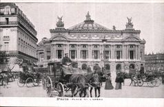 Paris CPA Places Opera