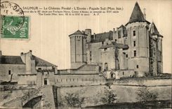 Saumur CPA feudal Castle Entrance Southern Frontage